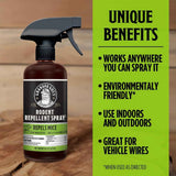 grandpa gus's rodent repellent spray, 16 fl oz, peppermint & cinnamon oil, natural pest control, mouse & rat prevention