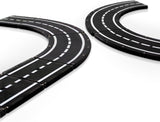 MAGNA-TILES XTRAS: Roads 12 Piece Magnetic Construction Set, The ORIGINAL Magnetic Building Brand