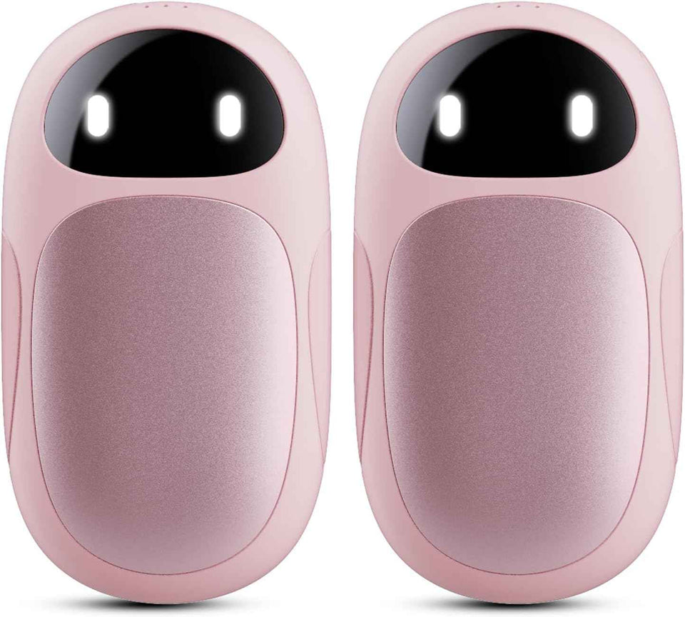 Hand Warmers Rechargeable 2 Pack, AI Smart Chips 20Hrs Long Safe Heat, Magnetic Electric Hand Warmers, Gifts for Christmas, Outdoor, Golf, Hunting, Camping Accessories