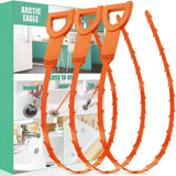 Polypropylene Drain Snake Shower Unclogger Tool 3 Pack Exquisite Packaging
