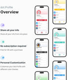 dot. Card - Digital Business Card - Tap Compatible with iPhone & Android (Black)