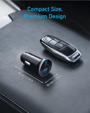 Anker 323 USB C Car Charger Adapter, 52.5W Cigarette Lighter Charger with 30W PowerIQ 3.0 Fast Charging Cable for iPhone 17/17 Pro Max/16/15/14 Series, Galaxy S25/24/23, Pixel, iPad, AirPods and More - Zynora