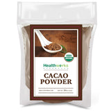 Healthworks organic cacao powder 16 oz 1 lb peruvian bean nut origin sugar free keto vegan non gmo