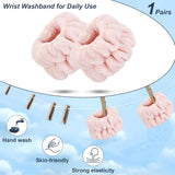 dorbetar microfiber wrist towels for washing face, soft coral fleece, breathable, fast drying