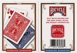 Bicycle Standard Playing Cards, Standard Poker Size Deck of Cards, Red & Blue (2 Pack), Classic Cards for Poker, Blackjack, Family Game Night & Card Games, Fun for All Ages