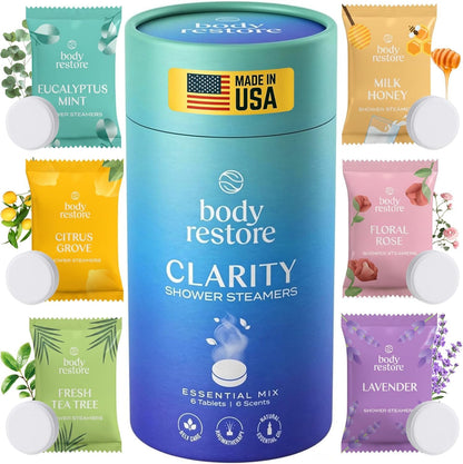 Body Restore Shower Steamers Eucalyptus Aromatherapy 15 Pack