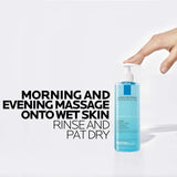 la roche-posay toleriane purifying foaming facial cleanser for sensitive skin with niacinamide ceramides oil free