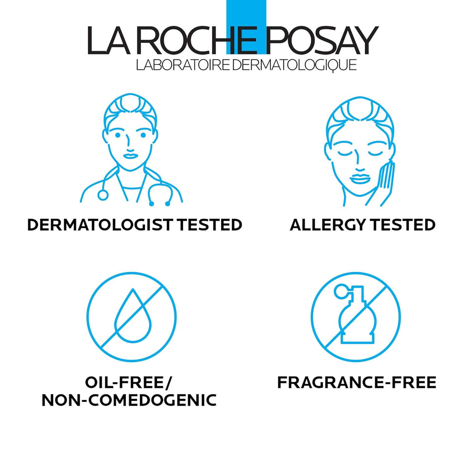 La Roche-Posay Toleriane Hydrating Gentle Face Cleanser, 200ml, Daily Face Wash for Dry Skin, Fragrance Free