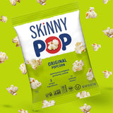 SkinnyPop Popcorn, Original and Dairy Free White Cheddar, Gluten Free, Non-GMO, 0.5oz Individual Size Snack Bags (18 Count)