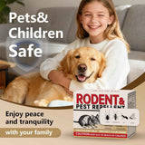 Peppermint rodent repellent for indoor & outdoor use, natural and long-lasting mouse deterrent