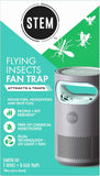 STEM Flying Insect Fan Trap for Indoor Bug Control, Attracts Mosquitoes, Fruit Flies, and House Flies, Plug-in Fan with UV Light, Starter Kit Includes 1 Device and 5 Glue Traps