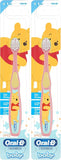 oral-b baby toothbrush pooh 0-3 years baby soft bristles manual 1 count