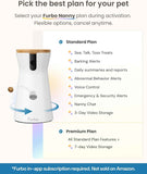 Furbo 360° Dog Camera [Subscription Required] Unlock w/Paid Plan: Home Security & Dog Safety Alerts, Rotating Pet Treat Toss, 2-Way Speaker (Low Risk, 3mo Min. Cancel Anytime)
