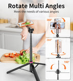 69" Magnetic Phone Tripod Head for All Phones,Selfie Stick Monopod for Magsafe with Remote & Phone Mount Adapter,Portable Tripod for iPhone/Android,Camera Accessory Kits,Photo,Vlogging,Travel