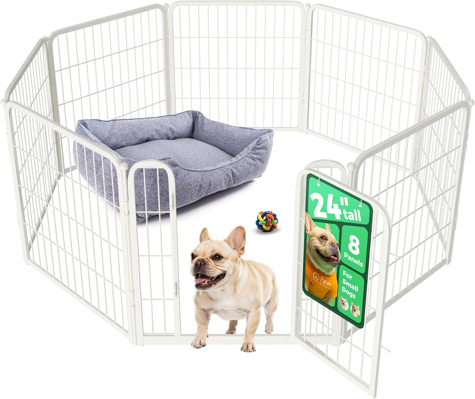 fxw homeplus unleashed 24 inch 6 panels dog pen black patented