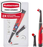Rubbermaid Reveal Power Scrubber with Multi-Purpose & Grout Head, Cordless Electric Scrub Brush for Home, Kitchen, Bathroom, and Tile Cleaning