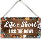 Country Style Wall Decor Be Mindful Quote Wooden Signs Rustic Hanging Wall Plaque Positive Energy Sign Home Decor Present