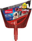 O-Cedar Pet Pro Broom with Step-On Dustpan | Quiet Pet Hair Removal Tool for Cats and Dogs