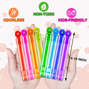 Party Goodie Bag Stuffer Fillers for Kids, 32 Pack Mini Bubble Wand Toys Gifts for Toddler, Small Birthday Summer Beach Pool Camping Party Favor Supplies,4th of July Classroom School Stuff Treat Prize