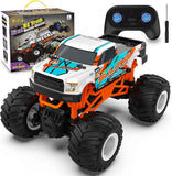kidcia 1:16 scale rc monster truck for kids 4-12, 2.4ghz all terrain car with durable components