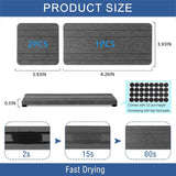 3PCS Diatomite Stone Sink Trays for Instant Drying, Kitchen Sponge and Hand Soap Holder