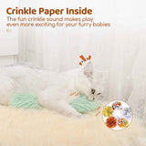 potaroma cat toys pillows 3 pack soft durable crinkle sound catnip interactive indoor kitten kicker