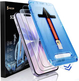 MAGIC JOHN 2 Pack for iPhone 17 Pro Max 6.9 inch Tempered Glass Screen Protector, Auto Dust-Elimination, Bubble Free, HD Clear, Easy Installation
