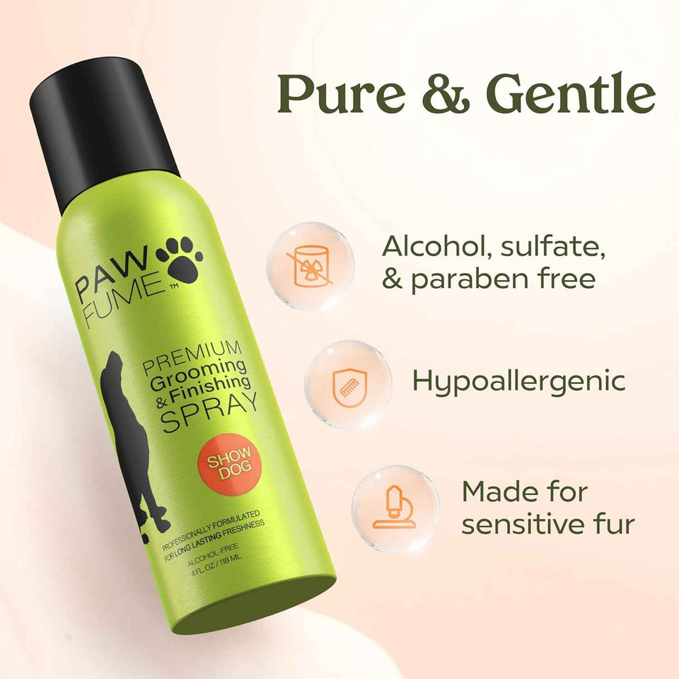 pawfume dog perfume spray, 1-pack, hypoallergenic, alcohol-free, detangling formula, moisturizing pet cologne