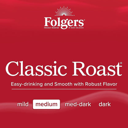 Folgers Classic Roast Instant Coffee, 8 Oz. Jar