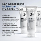 anua 3 ceramide panthenol hydrating face moisturizer 100ml non comedogenic korean skincare