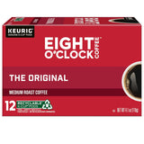 eight o'clock coffee the original, medium roast, keurig k-cup pods, 72 count, kosher