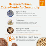 Zesty Paws Dog Allergy Relief Chews, Dog Probiotics for Itchy Skin and Ears, Lamb, 90ct