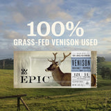 venison sea salt and pepper bars, keto friendly, whole30 approved, gluten free, 12 count, 15.6 oz