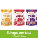 Happy Baby Organics 3 Flavor Yogis Freeze-Dried Yogurt & Fruit Snacks Variety Pack, 1 Ounce, 3 Count
