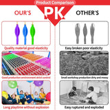LEEZZIZZ 30Pcs Punch Balloons, Thickened Neon Punching Balloon Heavy Duty Party Favors for Kids with Rubber Band Handle, Bouncy Balls for Birthday Weddings Goodie Bag Stuffer Supply