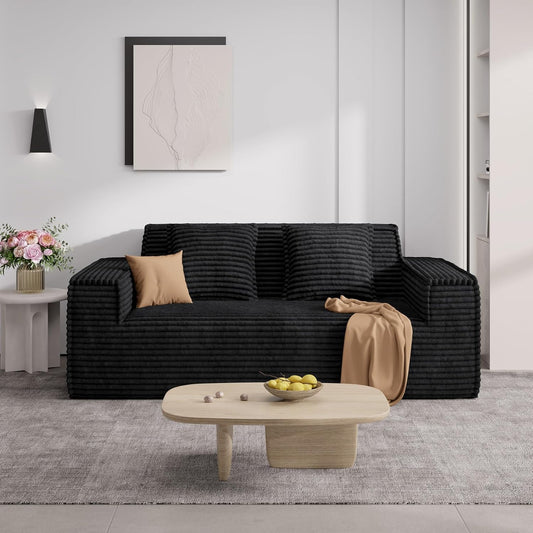 75'' Cloud Loveseat Sofa, No Assembly Required Comfy Deep Seat Couches 1 pcs for Living Room, Bedroom, Apartment