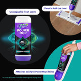 swiffer powermop floor cleaning solution refills, unstopables fresh scent, 2 pack, 25.3 fl oz bottles