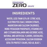 POWERADE Electrolyte Enhanced Zero Sugar Grape Sports Drink, 20 Ounce (Pack of 8)