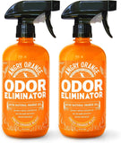 Angry Orange Pet Odor Eliminator with Natural Orange Oil – Powerful Odor Neutralizer for Cat & Dog Urine, Litter Box, Carpet, Furniture, Hard Floors - No Harsh Chemicals - Citrus Scent, 24 oz