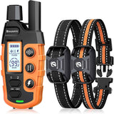 Bousnic Dog Shock Collar 2 Dogs (5-120Lbs) - 3300 ft Waterproof Training Collar for Dogs Large Medium Small with Rechargeable Remote, Beep (1-8) Vibration (1-16) and Humane Shock (1-99) Modes