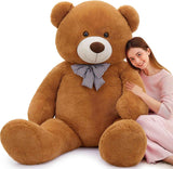 MaoGoLan Giant Teddy Bear 4 Feet,Adorable and Cuddly Big Bear Stuffed Animal 47", Classic Teddy Bear Plush Gift Decoration for Baby Shower,Party,Birthday,Valentines Day,Tan