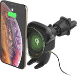 iOttie Auto Sense Qi Wireless Car Charger – Automatic Clamping Wireless Charging CD Slot & Air Vent Phone Mount Combo for iPhone, Samsung Galaxy, Google Pixel, Huawei, LG, and Other Smartphones