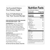 king arthur measure for measure gluten-free flour, 1:1 substitute for wheat flour, non-gmo, kosher certified, 3 lbs