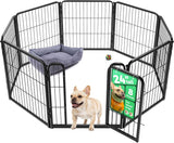 fxw homeplus unleashed 24 inch 6 panels dog pen black patented