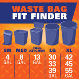 Hefty Ultra Strong Multipurpose Large Trash Bags, Black, Unscented, 30 Gallon, 25 Count Visit the Hefty Store
