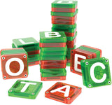 MAGNA-TILES microMAGS Learn Letters 56-Piece Magnetic Construction Set, The Original Magnetic Building Brand