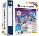 MAGNA-TILES Space 32-Piece Magnetic Construction Set, The Original Magnetic Building Brand