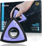 Analanan Mini Pet Hair Remover for Car Detailing Supplies, Carpet Dog Hair Remover, Jet Black