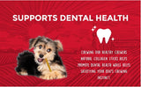 Rewardables natural collagen and beef dog chews for healthy joints and skin 100 count high protein