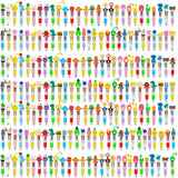 cZWZ 20Pcs Mini Multicolor Pens 4-in-1 Cute Ballpoint Pens for Kids Birthday Party Favors Gifts Teacher Supplies